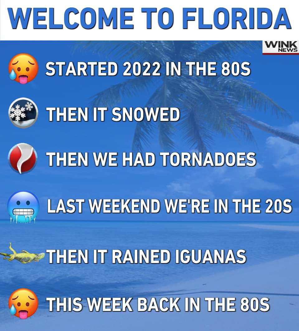 Florida winter 2022  ~~  