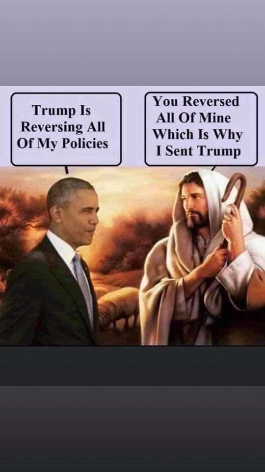 Trump sent by Jesus  ~~  