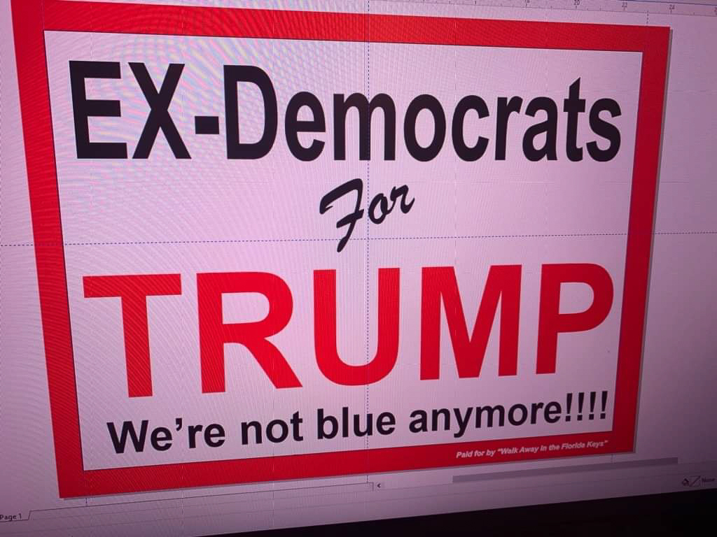 Ex Democrats for Trump  ~~  