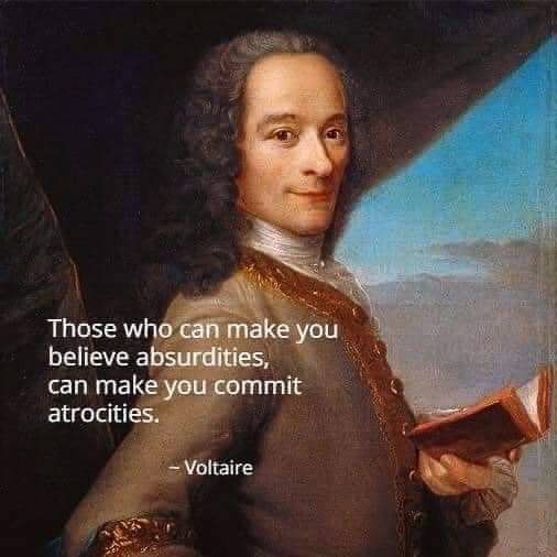 Voltaire on Atrocities  ~~  