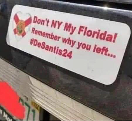 Don't NY My Florida  ~~  