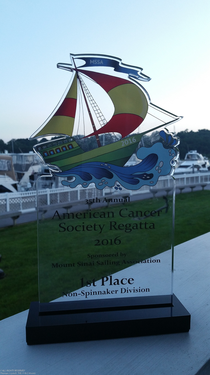 2016 Mt. Sinai Sailing Assoc American Cancer Society 35th Annual Regatta  ~~  1st Gun and First Place