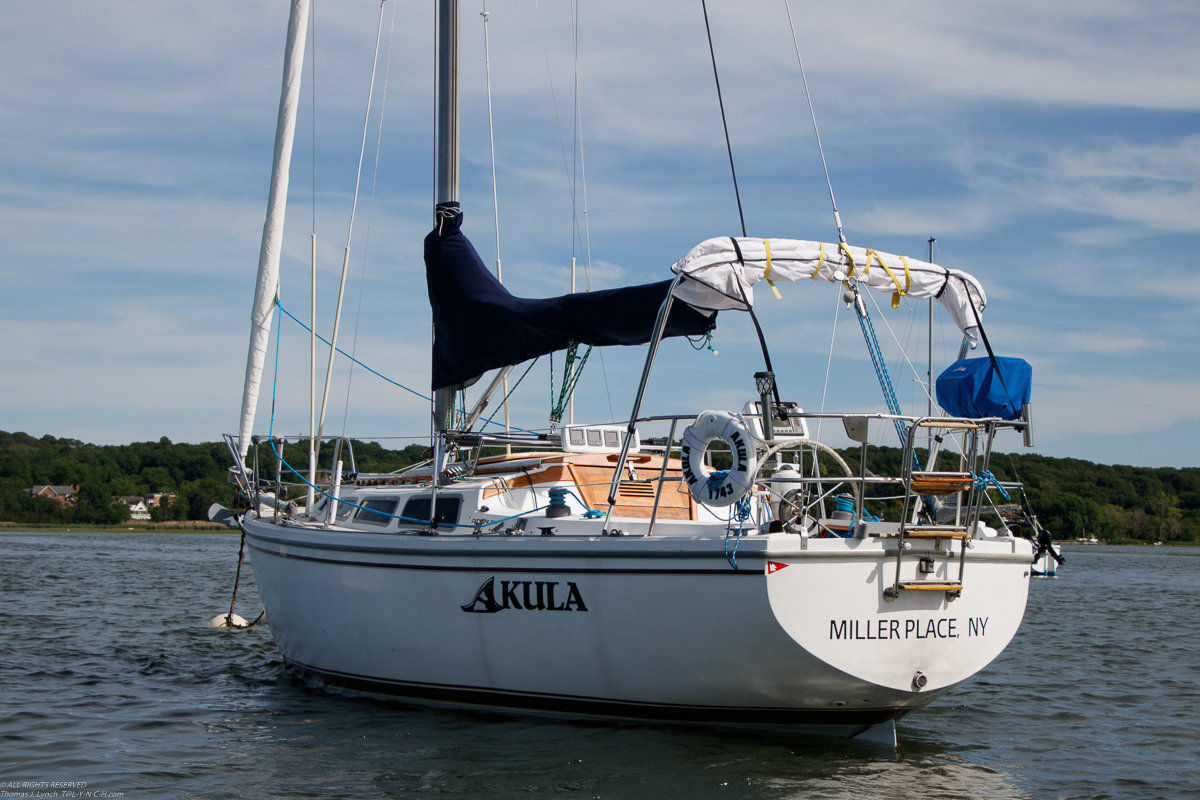 Akula Back Home Branford 2019 June 8/9  ~~  MSSA 2019 Cruise #3 Branford CT, s/v Akula & Thomas Lynch, Cruise Captain