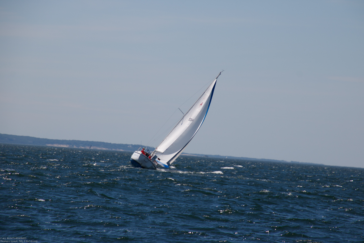 BIG puffs  ~~  MSSA Long Distance Race 2019 - 27 NM and  15 plus kts sustained and gusts over 23 kts.