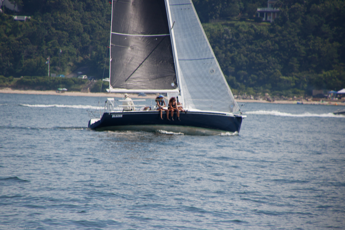 PJYC Harbor Cup Race 2019 - July 20 2019   ~~  96 F and 115 F with the heat index .... but we had some wind!