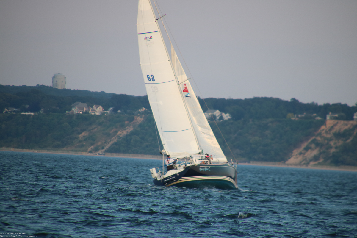 MSSA Double Handed Series  ~~  August 10, 2020:  s/v Akula was R/C and Course was SW2 in 15 knots sustained with gusts to 21 kts.