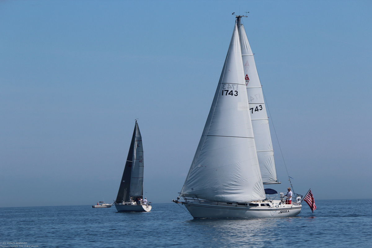 2016 Mt. Sinai Sailing Assoc American Cancer Society 35th Annual Regatta  ~~  Akula out on the Course