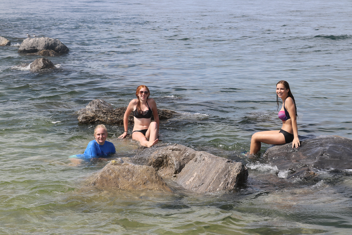 Flax Pond July Trip  ~~  Mary, Lara and Smiley