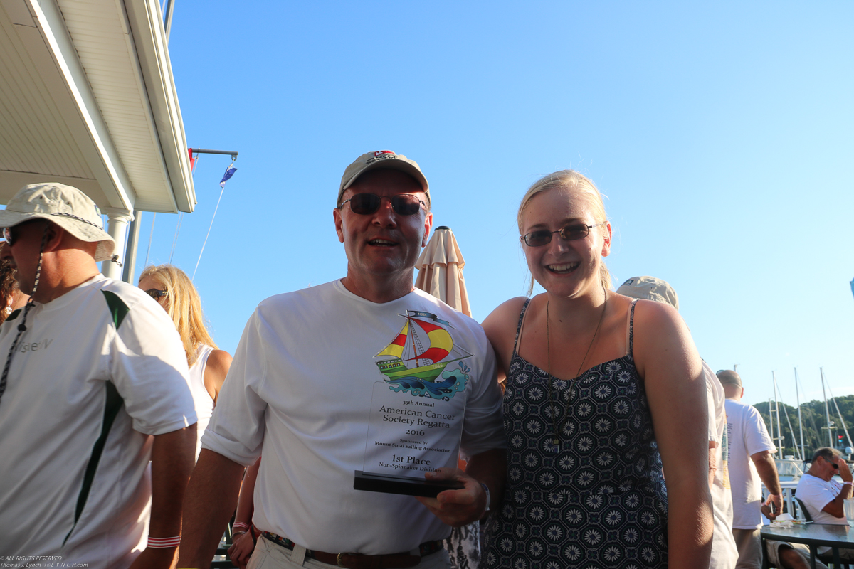 2016 Mt. Sinai Sailing Assoc American Cancer Society 35th Annual Regatta  ~~  Me and the mary at the Yacht Club